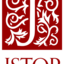 JSTOR Logo of a white J on a burgundy background with white vines